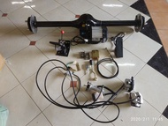 ชุดเพลาหลัง พร้อมอุปกรณ์ ขนาด 90100110cm มอเตอร์ 48v 1500w เพลารถไฟฟ้า เพลาสามล้อไฟฟ้า