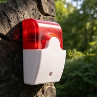 BUCKS Sound Alarm, Flashing Light 12V /220V Wired Strobe Siren, Durable Voice Burglar Alarm System L