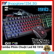 R8 1910 Keyboard + Mouse Set for 7-Color Led Mechanical Gaming - New Item - Full Box -