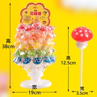 Mixed Fruit Flavored Candy Whole Box of Candy Hard Candy Edible Dice Candy Mushroom Candy Childrens 