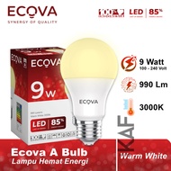 ECOVA LED LAMP 9 WATT 9W 9WATT SERIES a BULB
