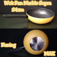 Wok Pan marble Supra 24cm Wok Pan Premium Supra 24cm Yellow