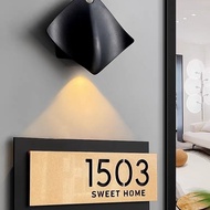 Modern House Number House Plate House number plate (Fully Customized) Nombor Rumah 定制号码牌 门牌 D8