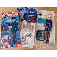 日本製 稀有絕版🇯🇵狀況全新 1987年 ANA 空姐 全日空 空服員 LICCA 莉卡娃娃 限定商品 莉卡 收藏