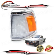 Corner Light Shirt Left Side White + Orange Cap Chrome Rim Lh Toyota LN100 New Mighty-X Size 19x20x4