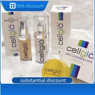 Original Cellglo 护肤3宝套装 Cellglo Bar 美白肥皂 Cellglo sunblock 防晒霜 Cellglo cream 21 细亮霜