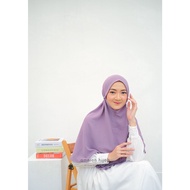 Liavender Instant Hijab / Bergo Alia Crinkle Airflow by Amnion Hijab