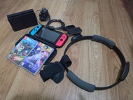 ​Switch連配件+健身環+2個遊戲帶(健身環大冒險+火焰之紋章風花雪月)