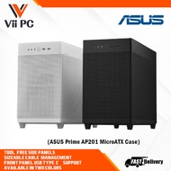 ASUS Prime AP201 Micro ATX Casing - 33L, tool-free, quasi-filter mesh, supports 360mm cooler, up to 