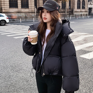 Shalldoer | Áo Khoác Puffer Ngắn Dày Ấm Mới cho Phụ Nữ Thu/Đông