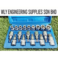 HITTO 19pcs 1/2" Torx Socket & Torx Bit Socket Set / Torx Socket and Torx Bit Socket Set / Socket Se