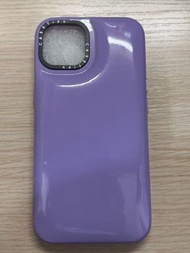 全新！正品Casetify iPhone 12 pro case！靚靚紫色海綿手感puff feel手機殼！得一個！平放！