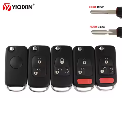 Flip Remote Car Key Shell Case For Mercedes Benz C CL S SL SLK ML Benz W168 W124 W202 W203 B200 A160