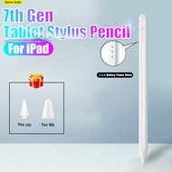 ปากกาipad แท็บเล็ตดินสอ Apple iPad Pro 11 12.9 2021 2020สำหรับ Air 4 3 Mini 5 10.5 10.2 2018 7th 8th Touch ปากกา Stylus แบตเตอรี่ Power Show ปากกาipad 3Th Basic White One