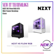NZXT H3 FLOW MATX & H5 Flow & H5 Flow RGB ATX Compact Mid-tower Desktop PC Gaming Airflow PC Desktop
