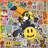 Set of 50 waterproof Drew Stickers, cute Drew House stickers, Drew decals for suitcases, phones, lap