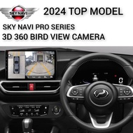 PERODUA ATIVA 7862S ANDROID PLAYER WITH 360 BIRD VIEW CAMERA