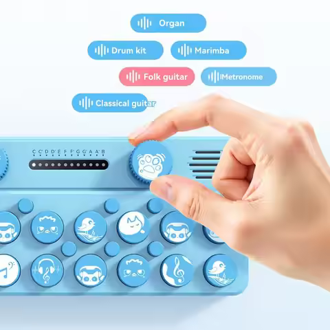 【AA85】 Pocket Music Keyboard Light Birthday Gift Electronic Keyboard Piano Midi Instrument Portable 