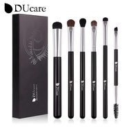 Ducare 6 cái/Bộ Cọ phấn mắt bộ cao cấp cọ trang điểm mắt chuyên nghiệp Cọ phấn mắt ES với hai đầu gó