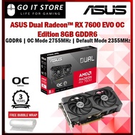 ASUS Dual Radeon RX 7600 OC Edition 8GB GDDR6 Graphics Card (DUAL-RX7600-O8G)