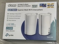 Tplink deco X95 ax7800v兩件裝 2.5G Lan Mesh WiFi Router路由器