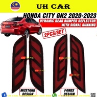 Honda City Gn2 2020-2023 Dynamic Led Rear Bumper Led Reflector Light Lamp With Running Signal