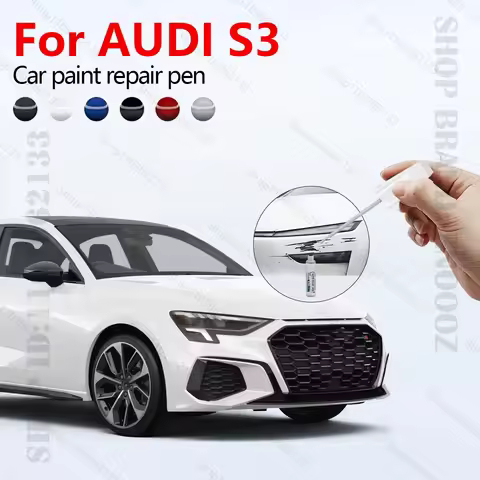 Car Paint Repair Pen For 1999-2025 AUDI S3 Paint Scratch Repair Accessories Black LY9T White LY9L Gr