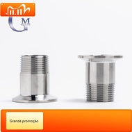 304 DN15 To DN50 Stainless Steel Sanitary Male Threaded Ferrule Pipe Fitting Tri Clamp Male Adapter