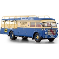 CMC 642 RN2 Bartoletti Car Transporter Racing Blue and Cream 1/18 Diecast Model Car M-097