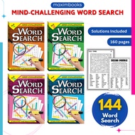 Mind-Challenging Word Search | Set Book (1-8) | Word Search Book | 160 pages