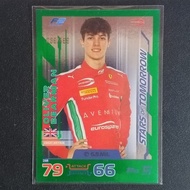 TURBO CARD Attack 2024 O.BEARMAN Run /499 GREEN FOIL TOPPS ATTAX 2024 FORMULA 1 TRADING GAME