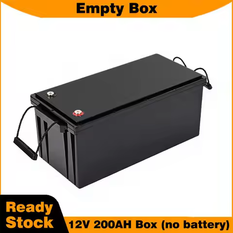 12V 200AH battery case 32650 empty battery box with handle 32650 holder for solar system storage box