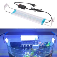 โคมไฟ LED สีขาวกันน้ำมีปลั๊กแบบหนีบสำหรับไฟปลูกต้นไม้ตู้ปลาขนาด28/48ซม. สีขาวน้ำเงิน