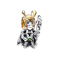 Pandora 618 Carnival Avengers Iron Man Heart Reactor Charm 925 เงินแท้ ชุบทองแดง จี้แฟชั่น จี้เครื่อ