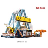 Compatible with LEGO Công viên giải trí Friends of City Công viên giải trí Ocean Creative Coaster Mô