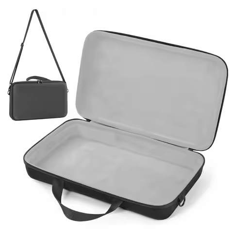 Hard Shell Case for Akai MPK Mini IV USB-C MIDI Keyboard Controller EVA Waterproof Bag with Adjustab