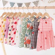 🌸Baju jalan dress baby girl 6m-4year baju dress budak perempuan