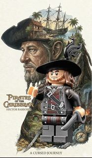 Lego 10365 Black Pearl poc051 Hector Barbossa