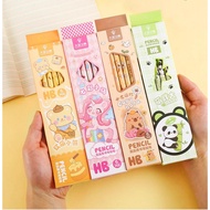 Pencil/ children's pencil HB pencil cute character pencil/ 1 pack contains 6 pcs cute children's pen