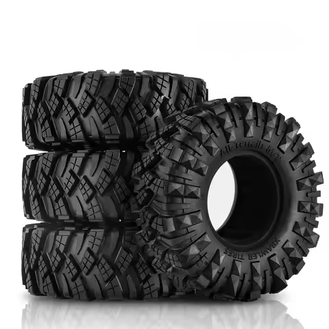 1.9 Crawler Tires RC Soft Rubber Mud Slingers Tyres For 1/10 Scale RC Rock Crawler Car Traxxas TRX4