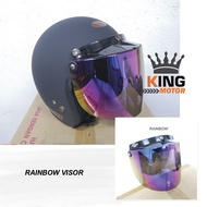LSR 3 BUTTONS RAINBOW VISOR - SGV / MAGNUM / MS88