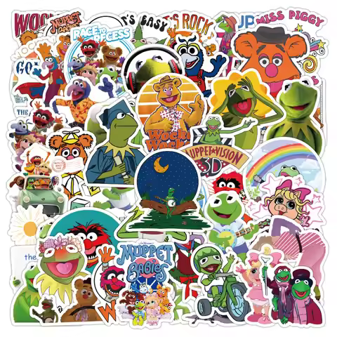 10/30/50PCS The Muppet Show Kermit the Frog Cartoon Sticker DIY Phone Helmet Guitar Luggage Skateboa