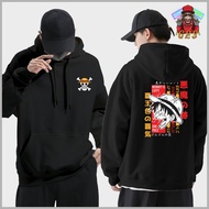 One Piece Luffy Japanese Design Hoodie Anime Print Pullovers Hoodie Baju Streetwear Hoodie Man Baju 