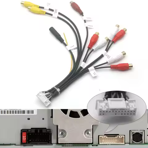 For Pioneer DMH-WT76NEX WT8600NEX W4600NEX W4660NEX WC6600NEX WT7600NEX CDP1888 24Pin Car Audio AUX 