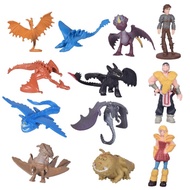 12 pcs How to Train Your Dragon Action figures Hiccup Astrid Toothless Mini Toys