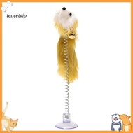 Vip Suction Cup Mount Spring Plush Mouse Pet Kitten Cat Playing Interactive Toy