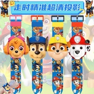 Six One Wang Wang Team Toy Projection Children Watch Wang Team Cartoon Luminous Electronic Watch Tod
