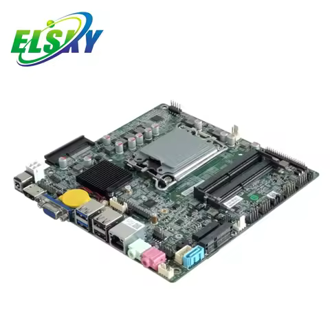 ELSKY New Product Core I5 14gen Mini Itx Lga 1155 Motherboard H610 Board Plus PCI-Ex4 2*DDR4 RAM LGA