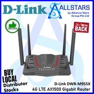 DLINK / D-Link DWR-M955X 4G CAT4 LTE Router Wireless AX1500 / WIFI6 (Warranty 3years with Dlink SG S