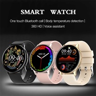 นาฬิกาสุขภาพ MX15 Smart Watch Men Women AI Voice Assistant Smartwatch Sports BT Call Blood Waterproof Fitness Bracelet